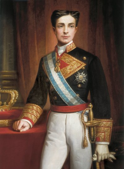 Portret van Alfonso XII door Eduardo Balaca y Canseco