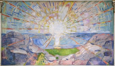 De zon door Edvard Munch