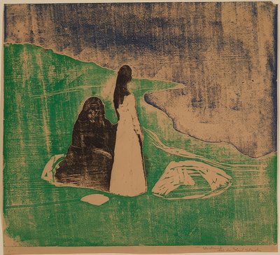 Vrouwen aan de kust door Edvard Munch