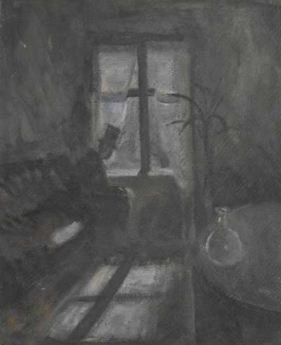 Nacht in Saint-Cloud, 1892 door Edvard Munch