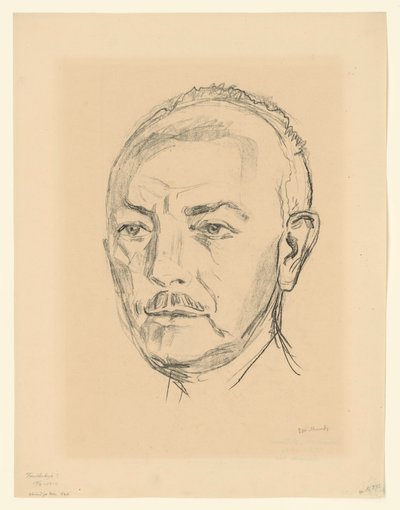 Richard Strauss door Edvard Munch