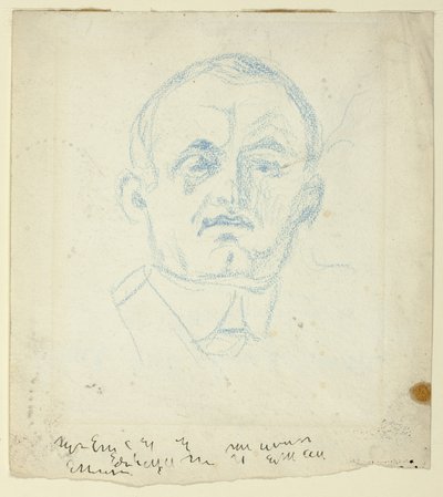 Zelfportret door Edvard Munch