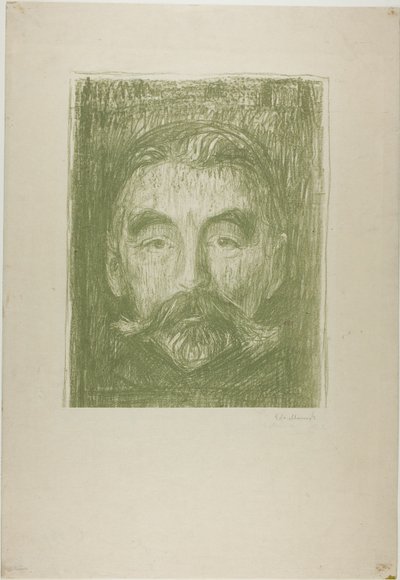 Stéphane Mallarmé door Edvard Munch