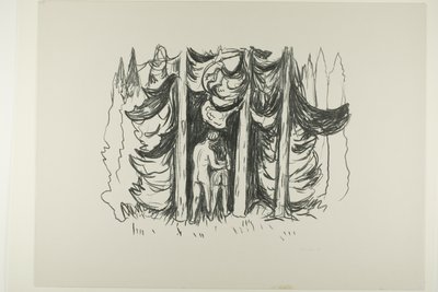 De Wolk door Edvard Munch