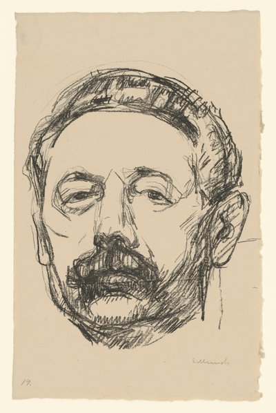 Tor Hedberg door Edvard Munch