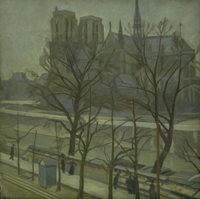 Vanaf Quai de la Tournelle, Parijs door Edvard Weie
