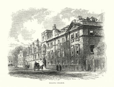 Balliol College door Edward (after) Whymper