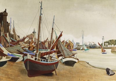 La Rochelle door Edward Alexander Wadsworth
