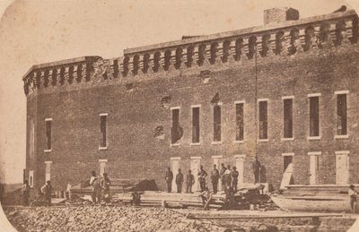 De evacuatie van Fort Sumter, april 1861, april 1861 door Edward Anthony