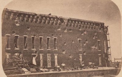 De evacuatie van Fort Sumter, april 1861 door Edward Anthony
