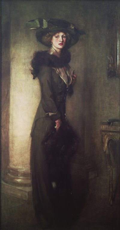 De Beverhoed, c.1912 door Edward Arthur Walton