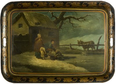 Het ijs breken, c.1800 door Edward Bird