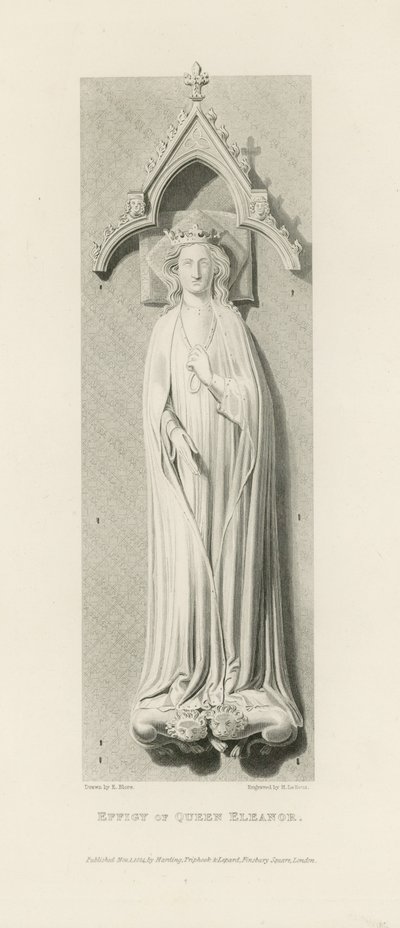Beeld van Koningin Eleanor door Edward Blore