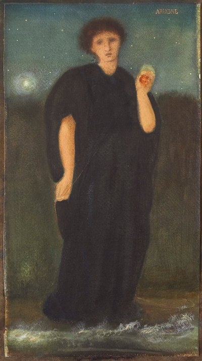 Ariadne door Edward Burne-Jones