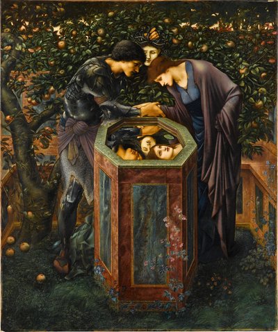 Het hoofd van de verschrikking door Edward Burne-Jones