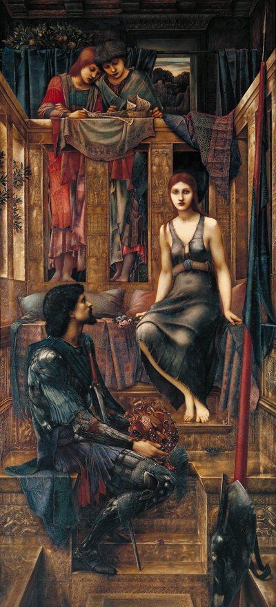 Koning Cophetua en het bedelmeisje door Edward Burne-Jones