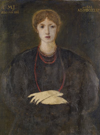 Portret van Georgiana Burne-Jones (1840-1920) door Edward Burne-Jones