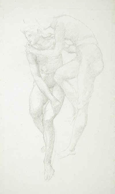 Zittende vrouw door Edward Burne-Jones