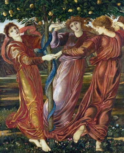 Tuin van de Hesperiden door Edward Burne Jones