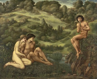 De tuin van Pan door Edward Burne Jones