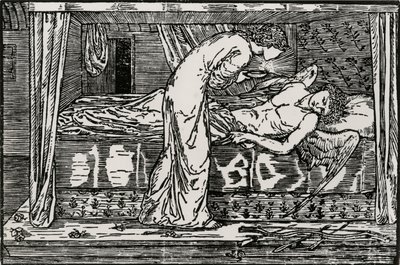 Psyche bespiedt door Edward Coley (after) Burne Jones