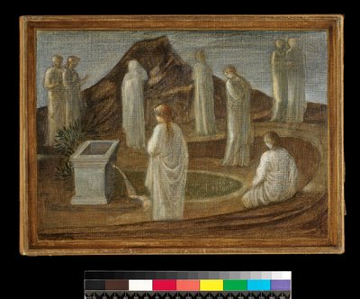 Een droom van negen muzen door Edward Burne Jones