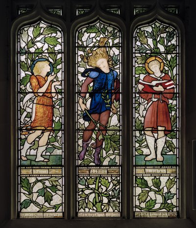 Samuel, Absalom en Timotheüs door Edward Burne Jones