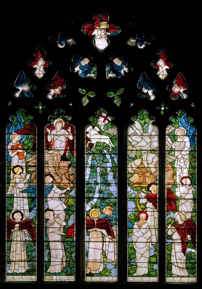 Rivieren van het paradijs door Edward Burne Jones