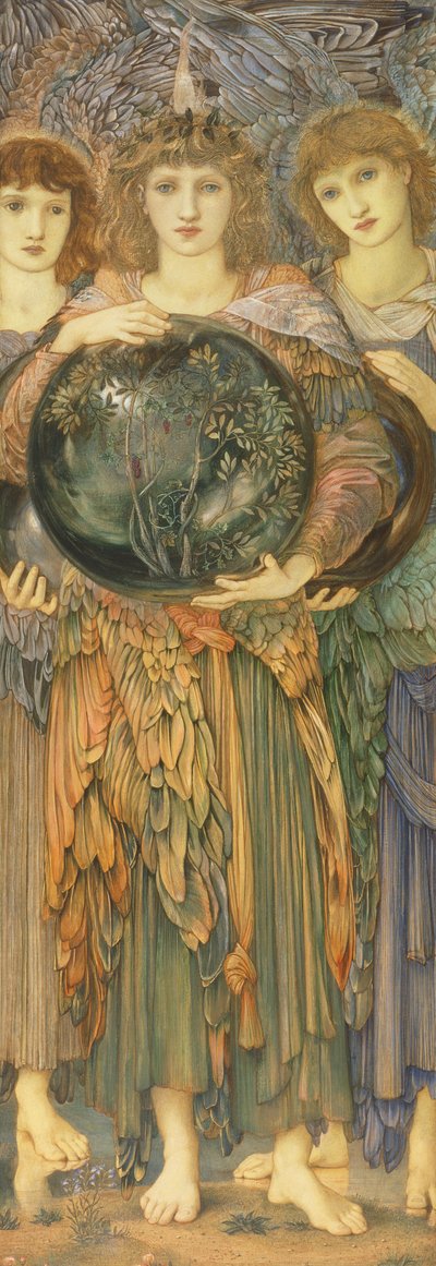 De dagen van de schepping: De derde dag, 1870-76 door Edward Burne Jones