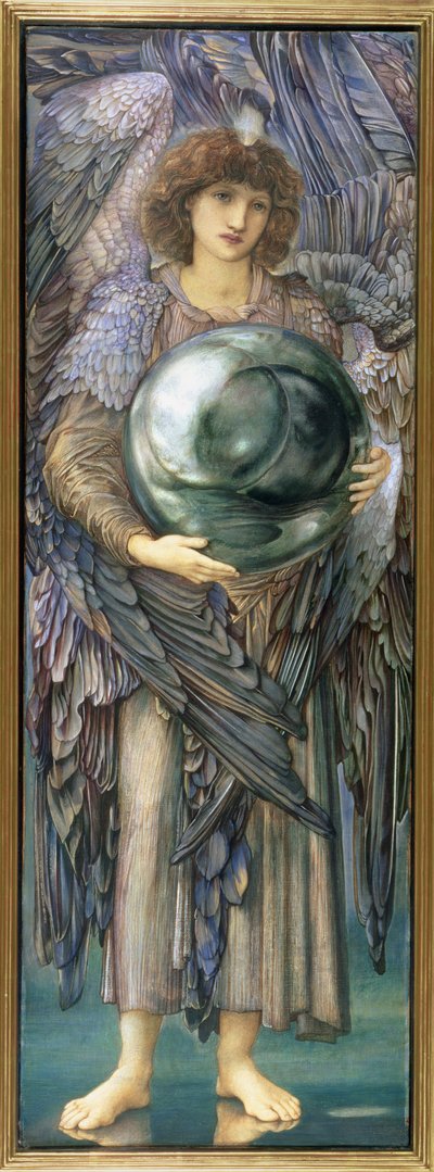 De Dagen van de Schepping: de Eerste Dag, 1870-76 door Edward Burne Jones