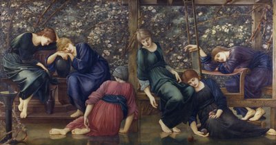 De Tuin Hof, uit de Briar Rose Serie, c.1894 door Edward Burne Jones