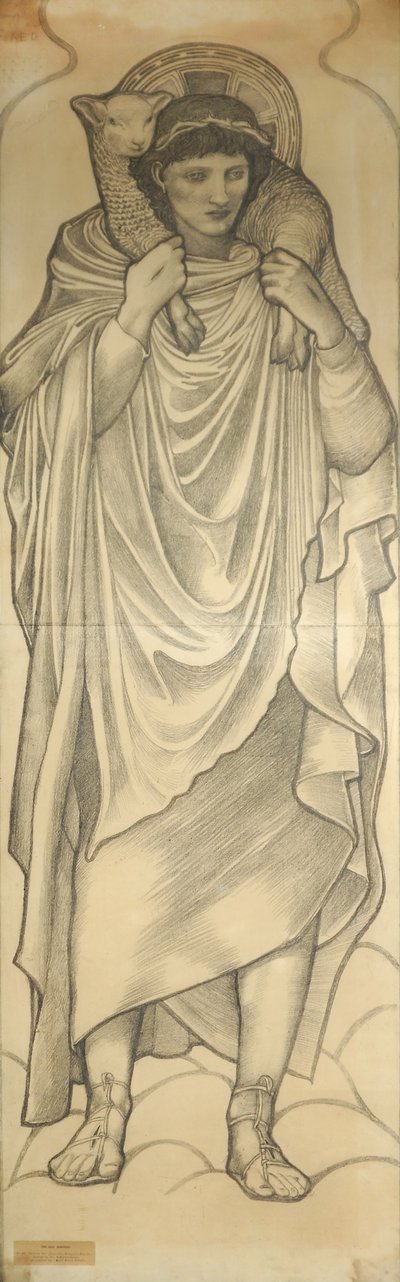 De Goede Herder, 1880 door Edward Burne Jones
