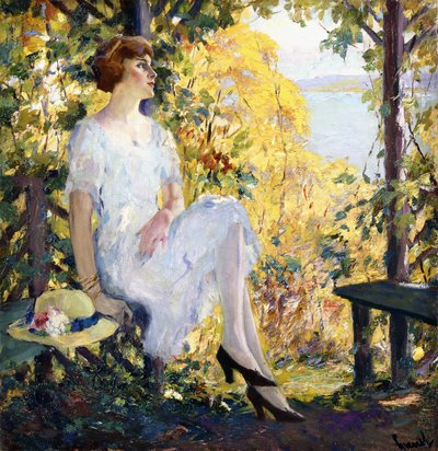 Onder het prieel door Edward Cucuel