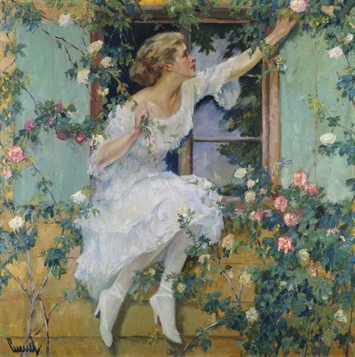 Wilde Rozen door Edward Cucuel