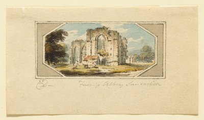Abdij van Furness, Lancashire door Edward Dayes