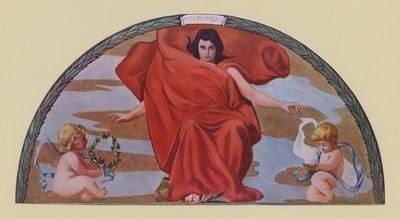 Melpomene, muze van de tragedie door Edward Emerson Simmons