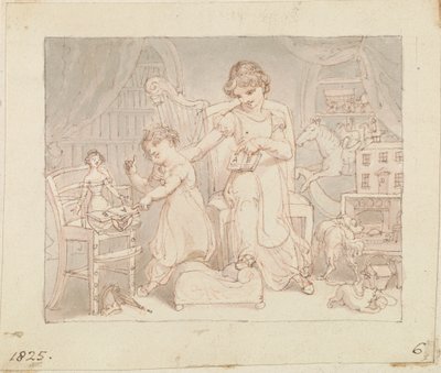 Illustratie voor De Nieuwe Pop: Zonder titel door Edward Francis Burney