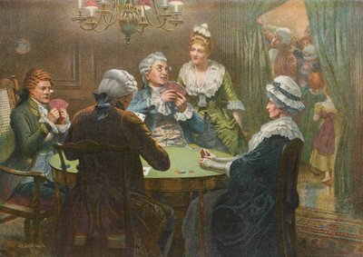 Een Kerstmis Whist Party - met Seizoensgebonden Rondspelen voor de Jongere Generaties door Edward Frederick Brewtnall