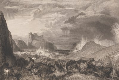 Tantallon Castle door Edward Goodall