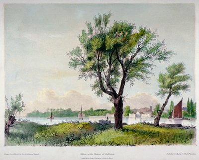 Battersea, Londen, 1840 door Edward Hassell
