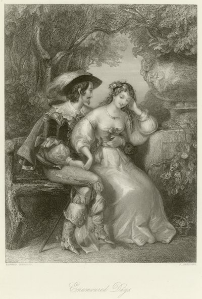 Verliefde Dagen door Edward Henry Corbould
