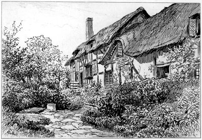 Anne Hathaways cottage in Shottery, Stratford-upon-Avon, Warwickshire door Edward Hull