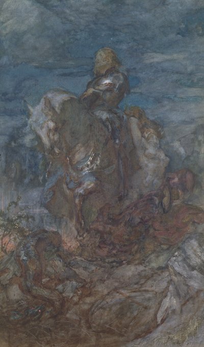Sir Galahad door Edward John Gregory