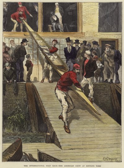 De Internationale Bootrace door Edward John Gregory