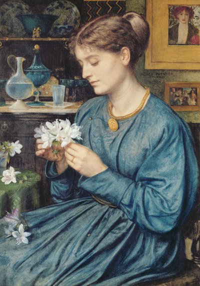 Portret van Agnes Poynter, 1867 door Edward John Poynter