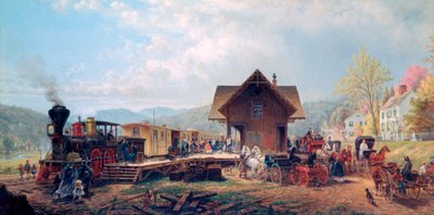 De 9:45 Accommodatie, 1867 door Edward Lamson Henry