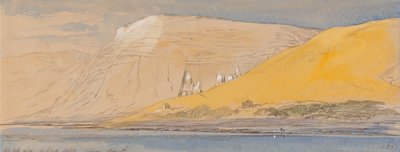 Abu Simbel, 10:30 am, 9 februari 1867 (383) door Edward Lear