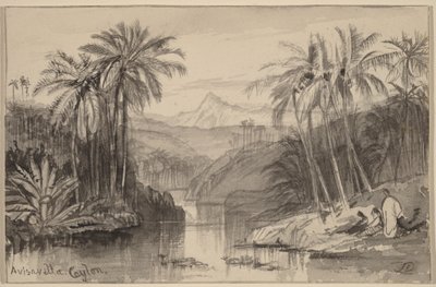 Avisavella, Ceylon door Edward Lear