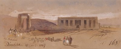 Dendera door Edward Lear