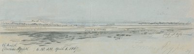 El Areesh (Torrens Aegypti) door Edward Lear
